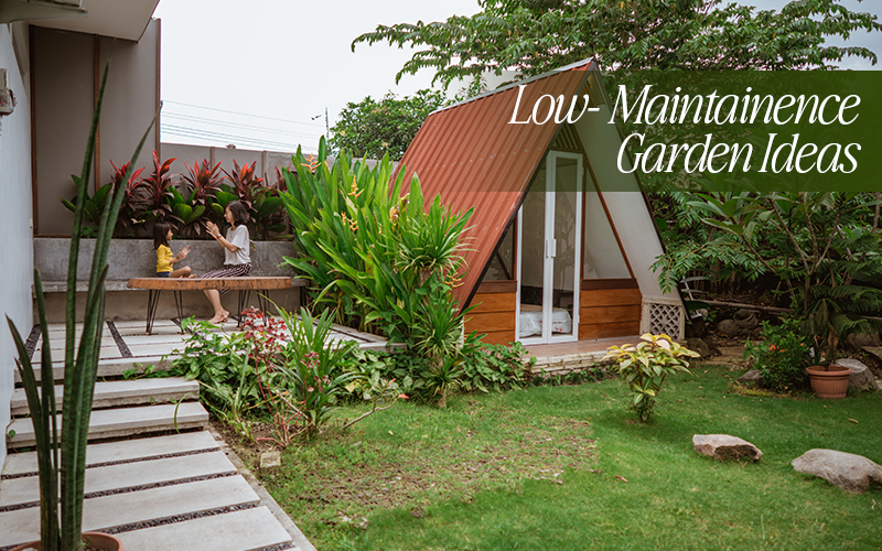 Low-Maintenance Garden Ideas for a Stress-Free Yard