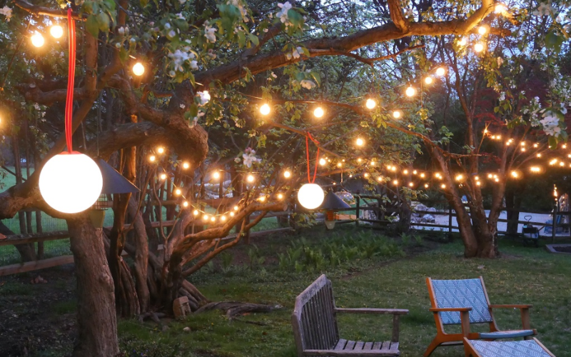Hang Lights to Draw the Eye Upward