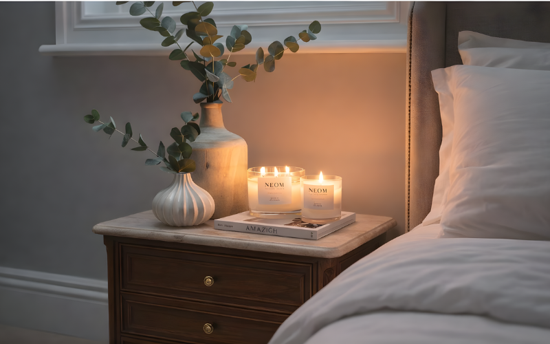 Place Candles or Diffusers
